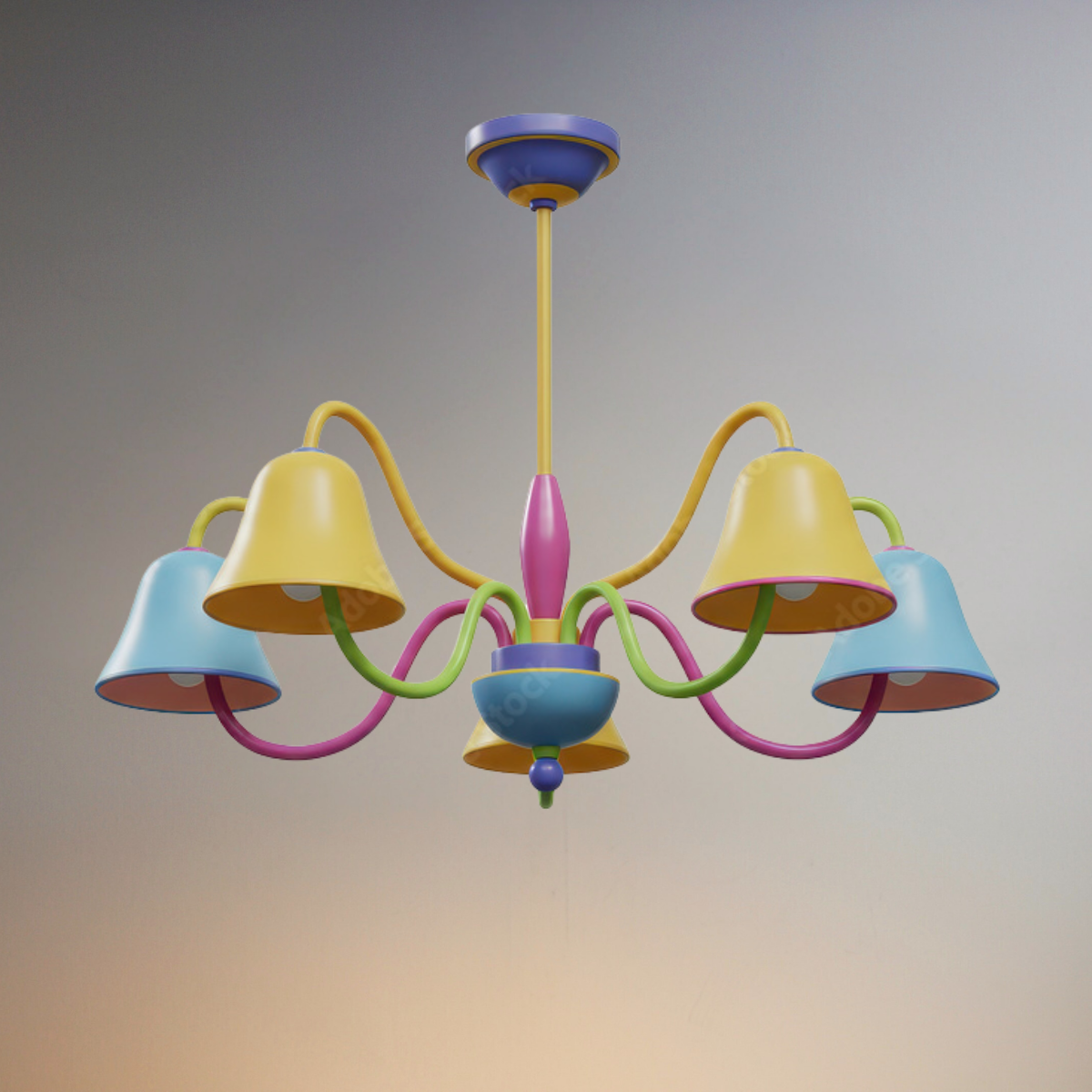 Colorful Whimsy Ceiling Light