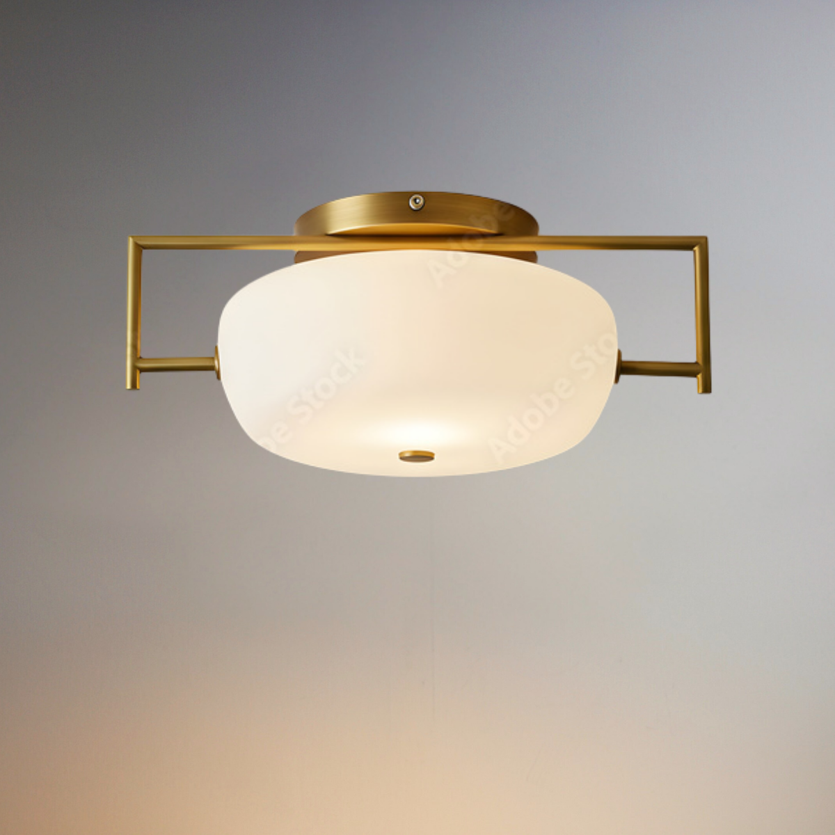 Modern Semi-Flush Ceiling Light