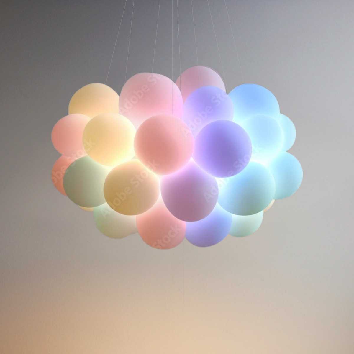 Colorful Cloud Pendant Light