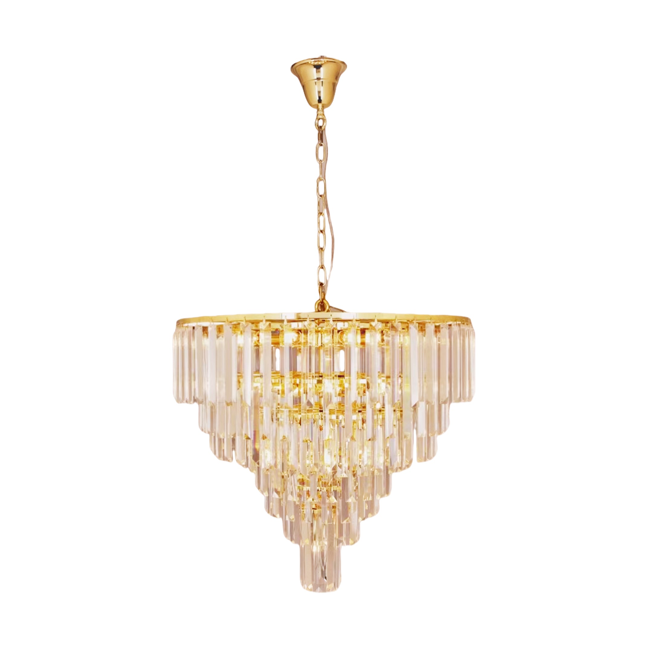 Zuma Line VERSAILLES Pendelleuchte, Ø61 cm, Gold, Metall, Glas