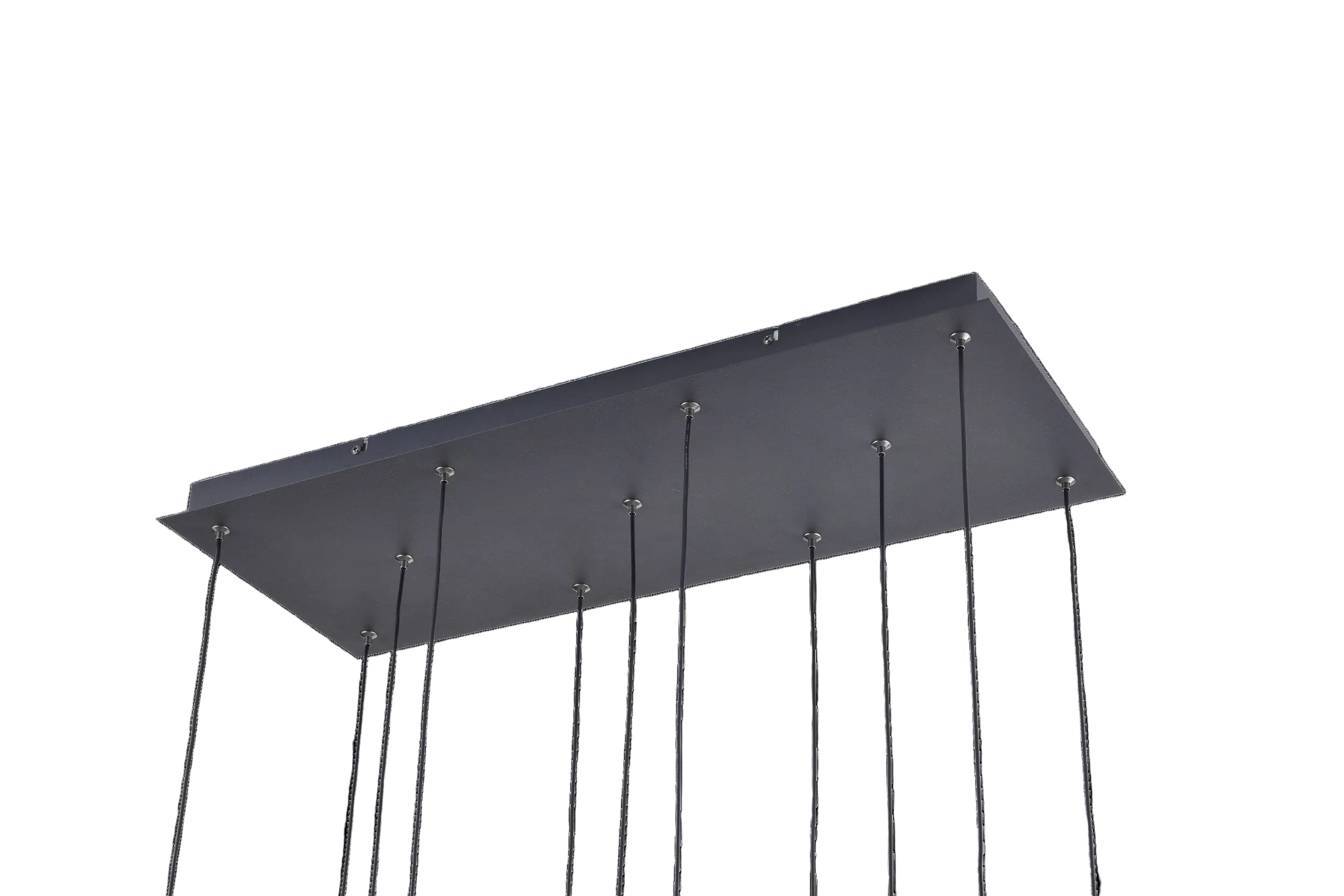 NELSON Pendelleuchte, Ø 30 cm, Schwarz/gold, Metall, Glas (Dimmbar)