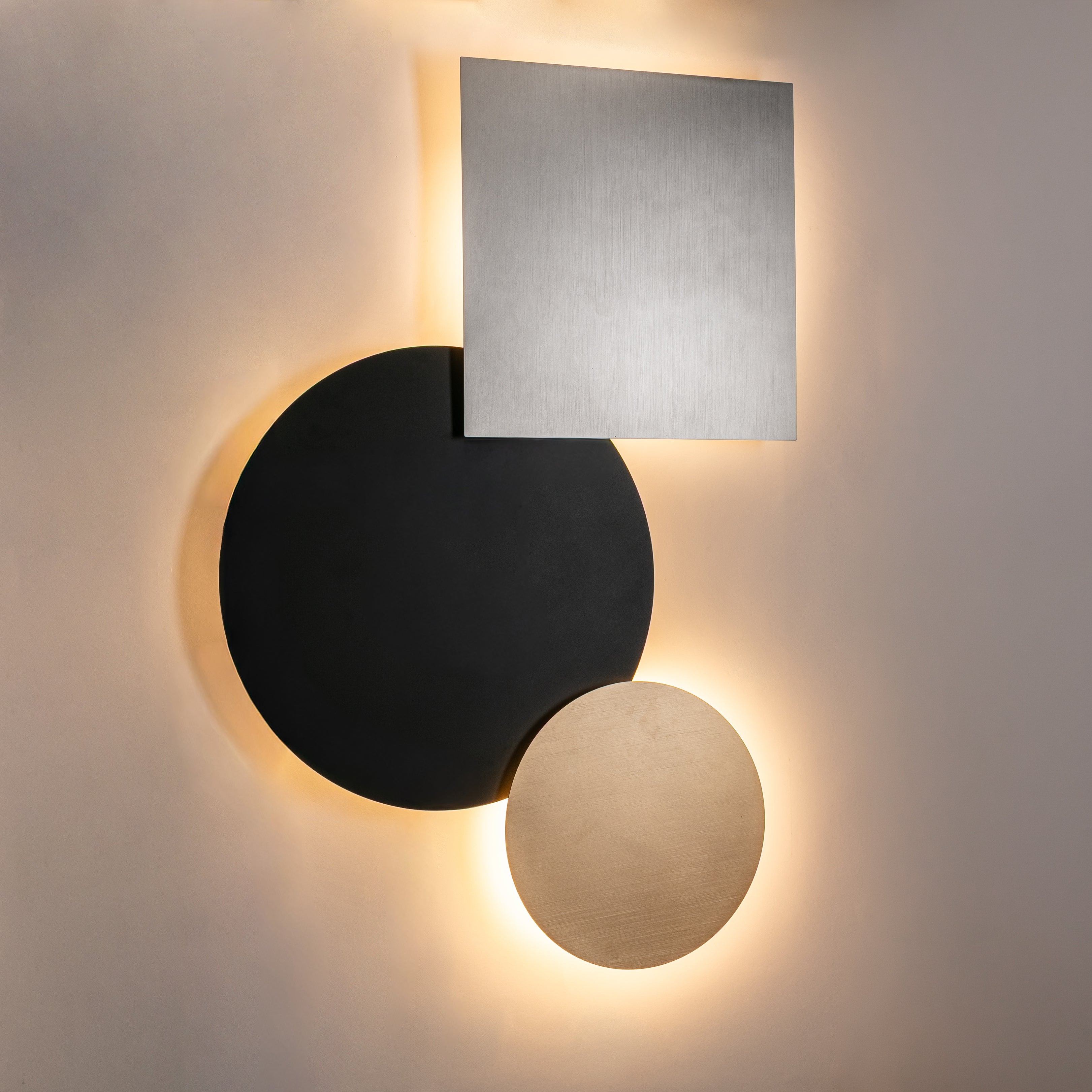 BONNY Deckenleuchte Schwarz/Silber/Gold