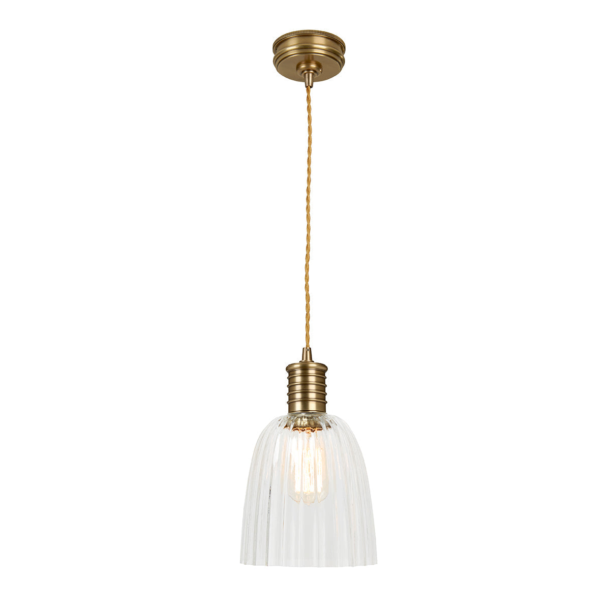 Elstead Douille Pendelleuchte Messing