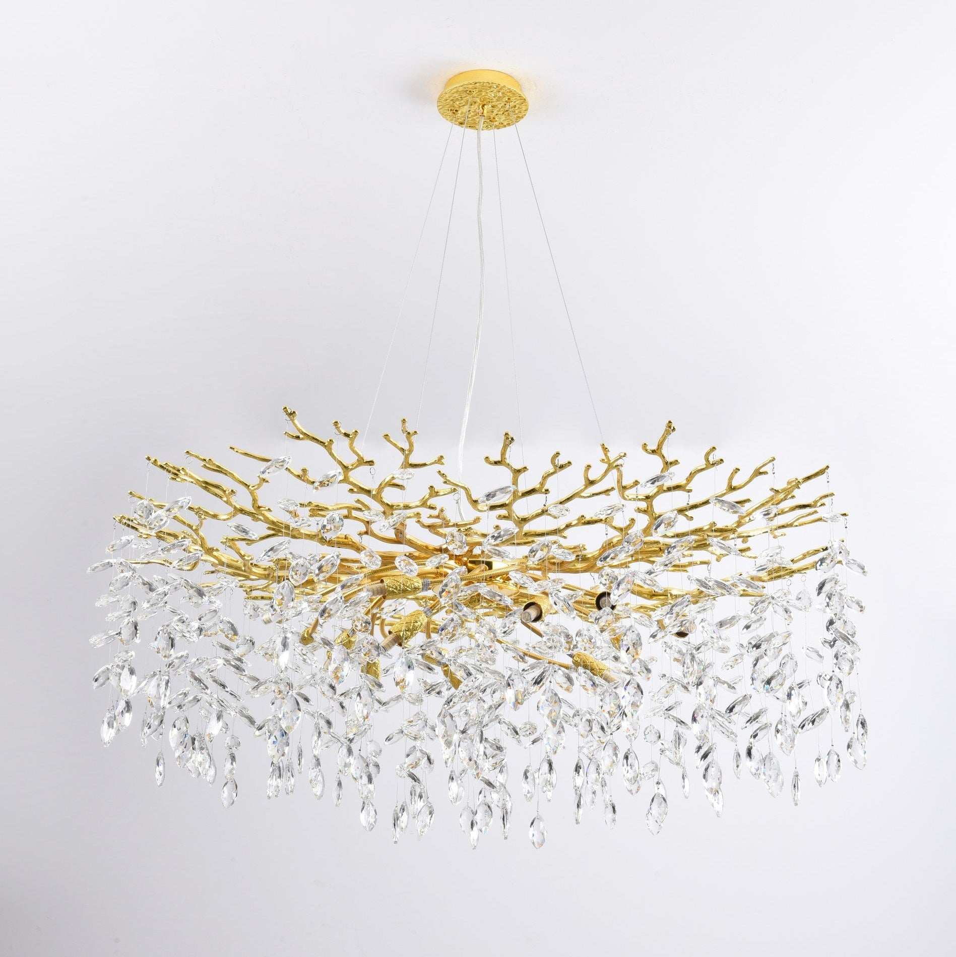 CINDY Pendelleuchte, Ø 100 cm, Gold, Metall