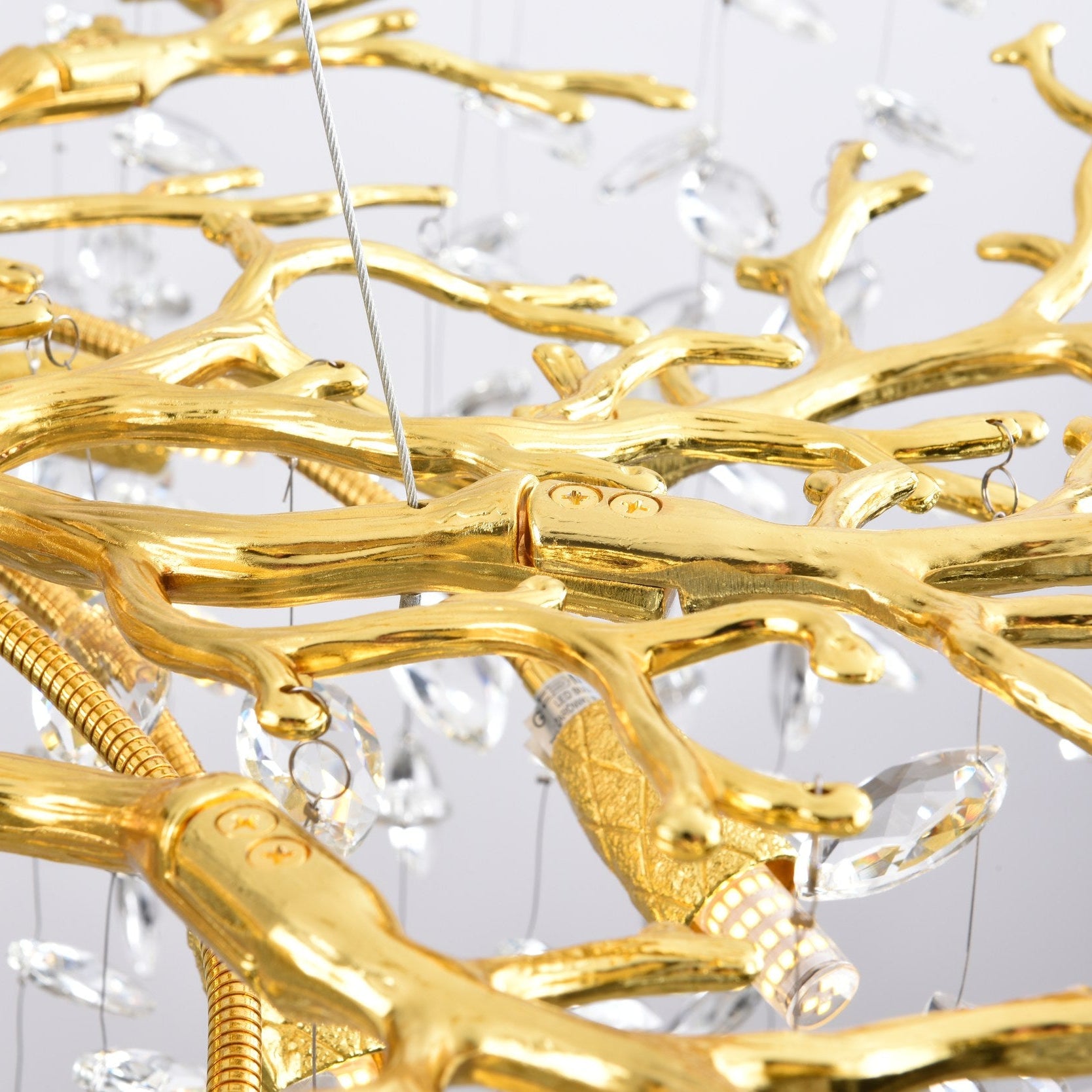 CINDY Pendelleuchte, Ø 100 cm, Gold, Metall