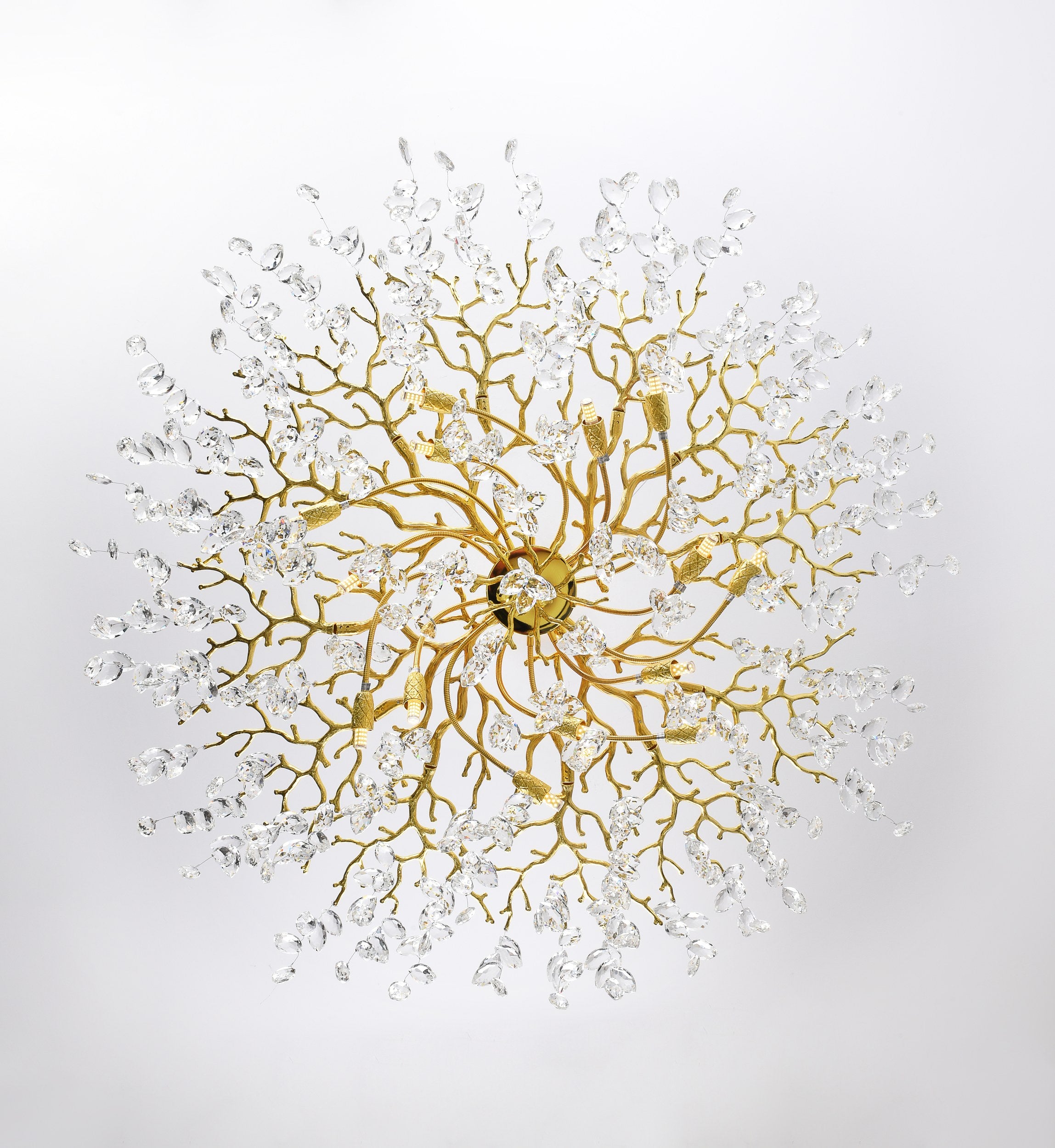 CINDY Pendelleuchte, Ø 100 cm, Gold, Metall