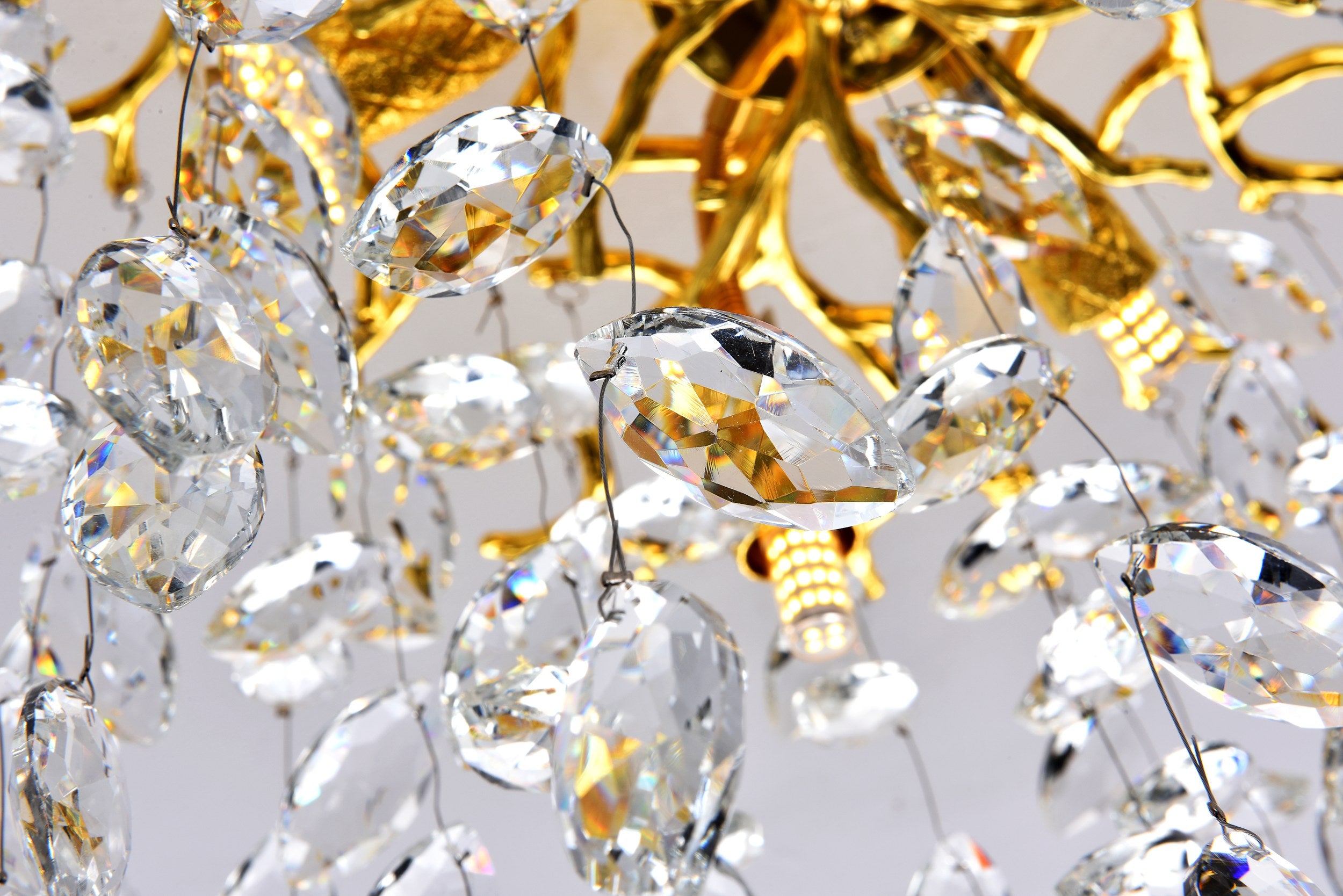 CINDY Pendelleuchte, Ø 50 cm, Gold, Metall