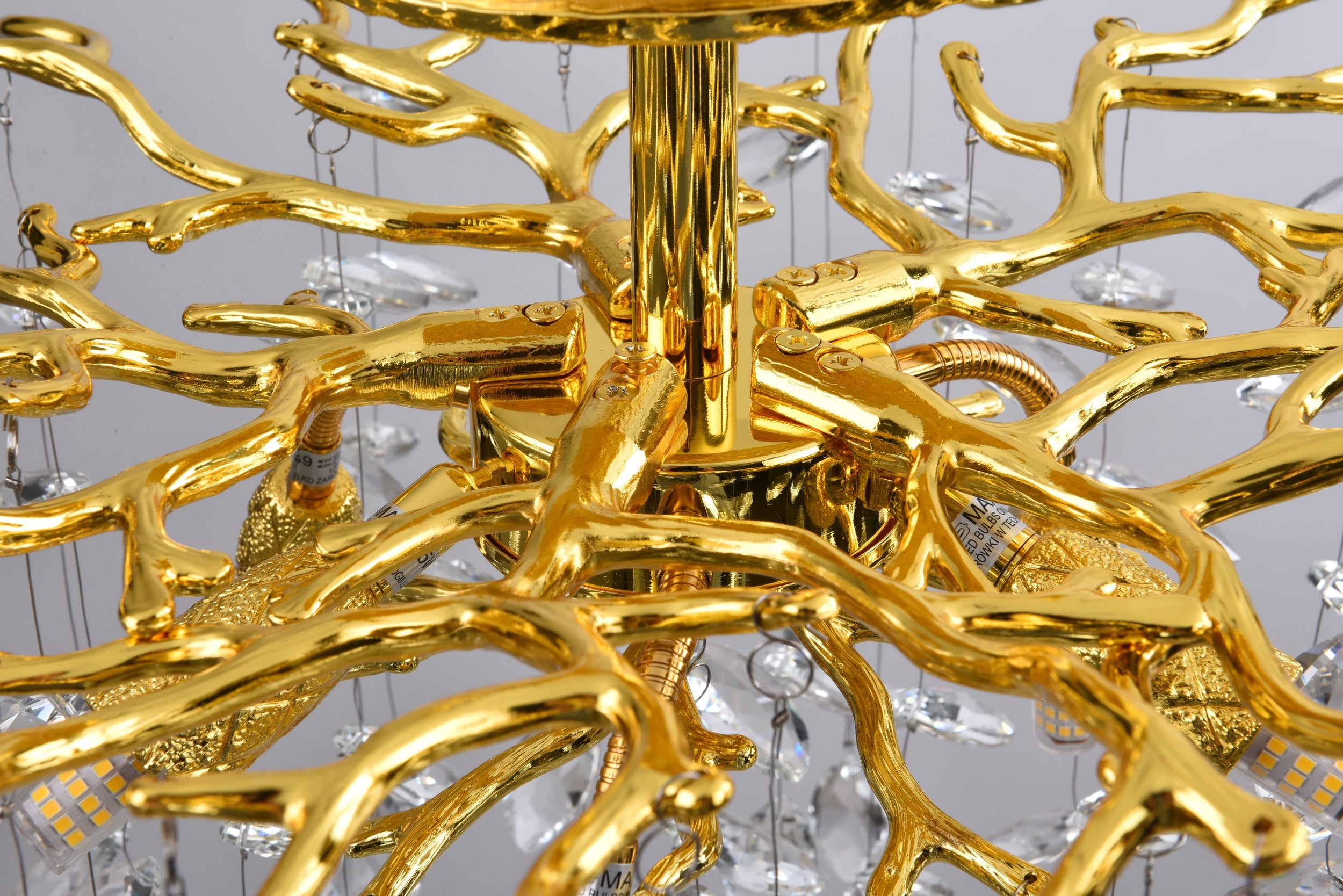 CINDY Pendelleuchte, Ø 50 cm, Gold, Metall