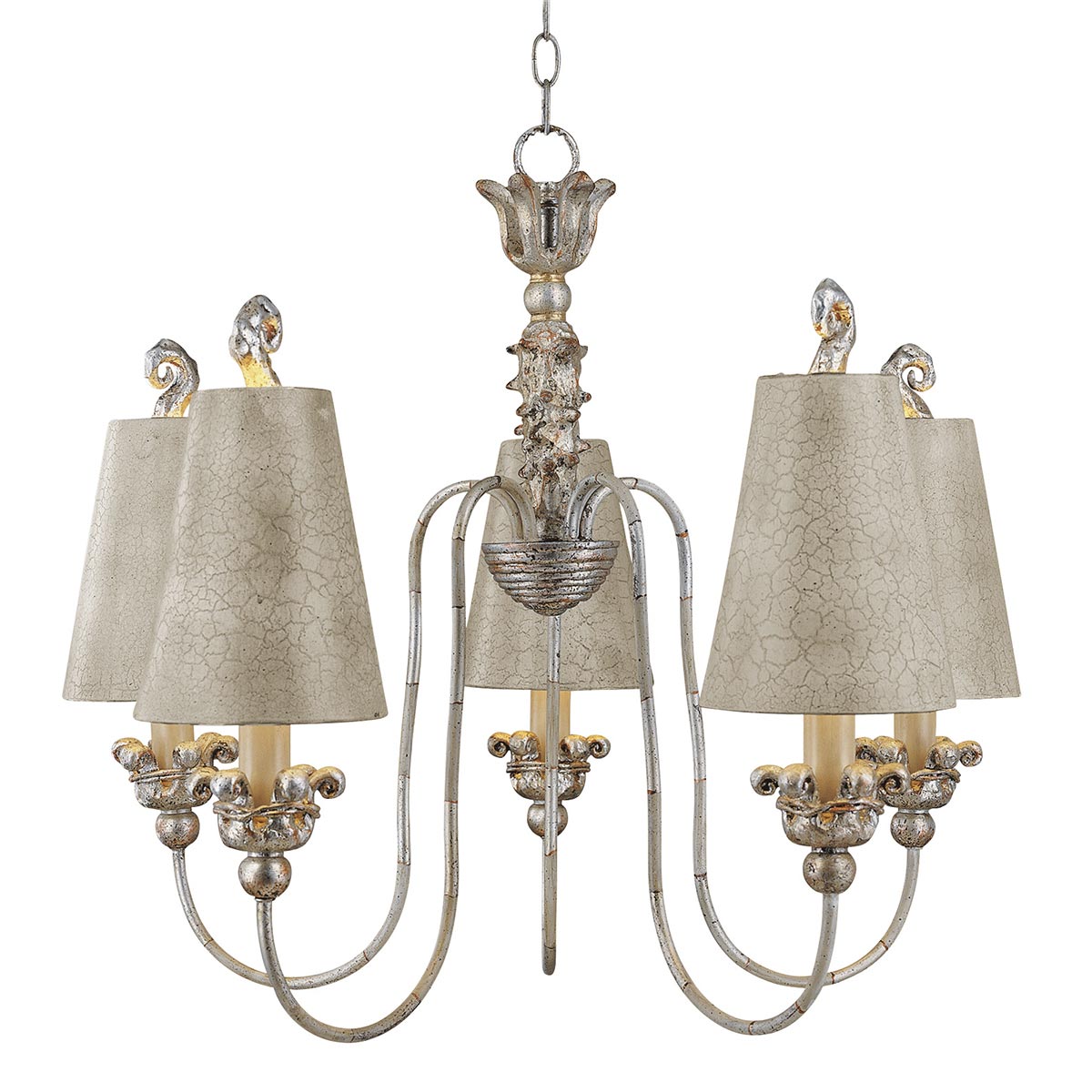 Flambeau Remi Kronleuchter Silber, Gold
