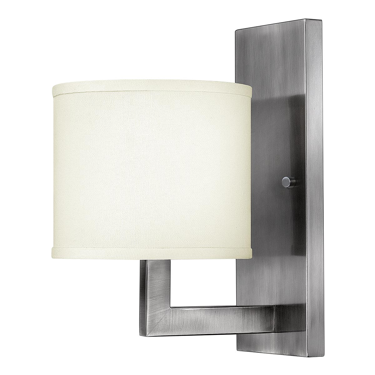 Hinkley Hampton Wandleuchte Nickel, Elfenbein