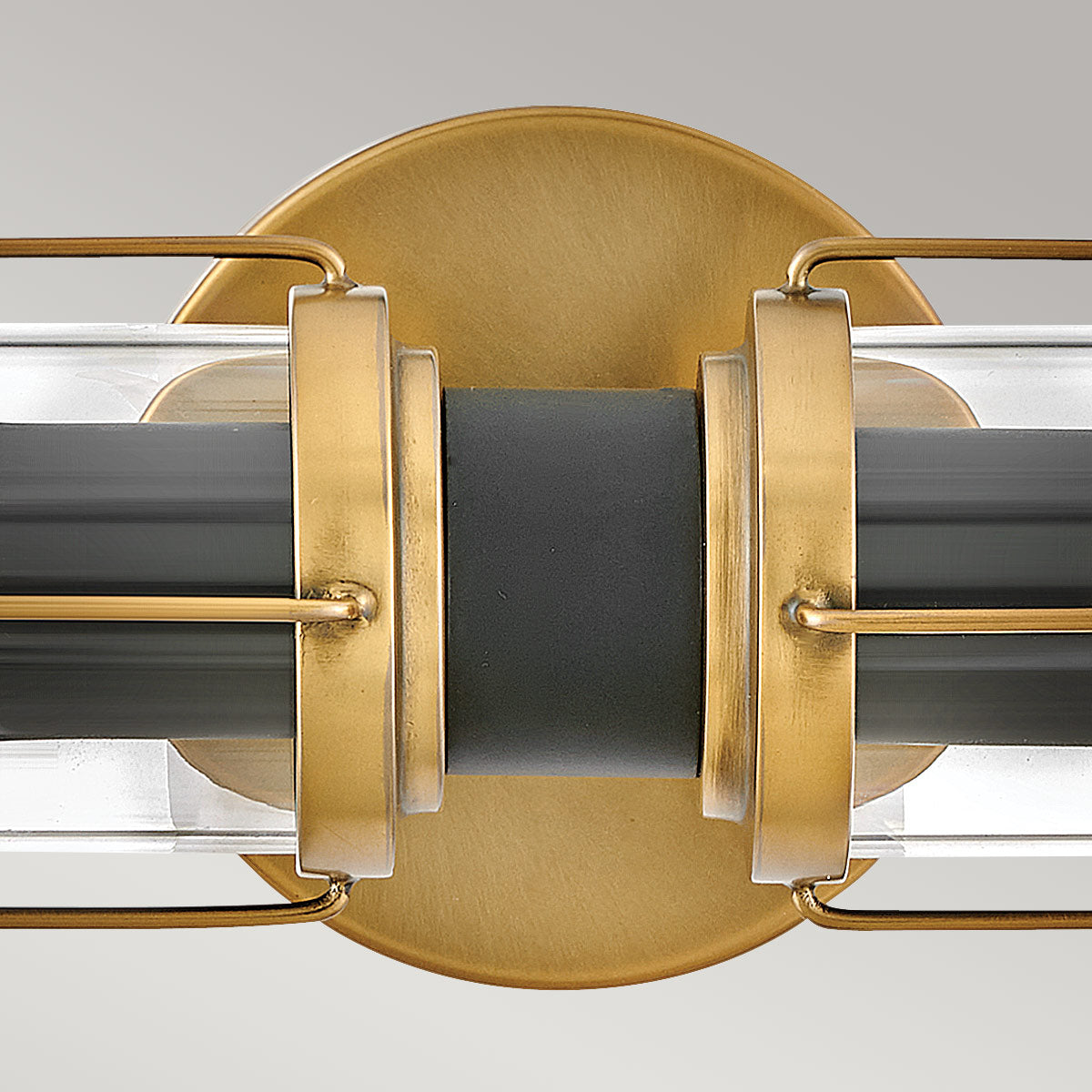 Hinkley Masthead Wandleuchte Messing, Schwarz – Detailansicht
