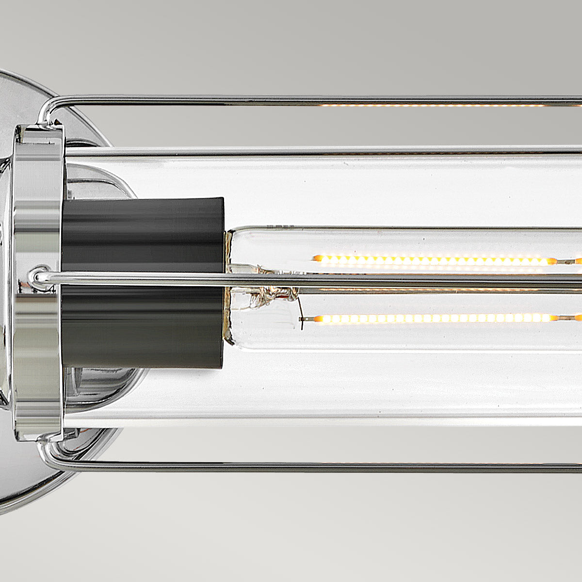 Hinkley Masthead Wandleuchte Chrom, Schwarz – Detailansicht 2