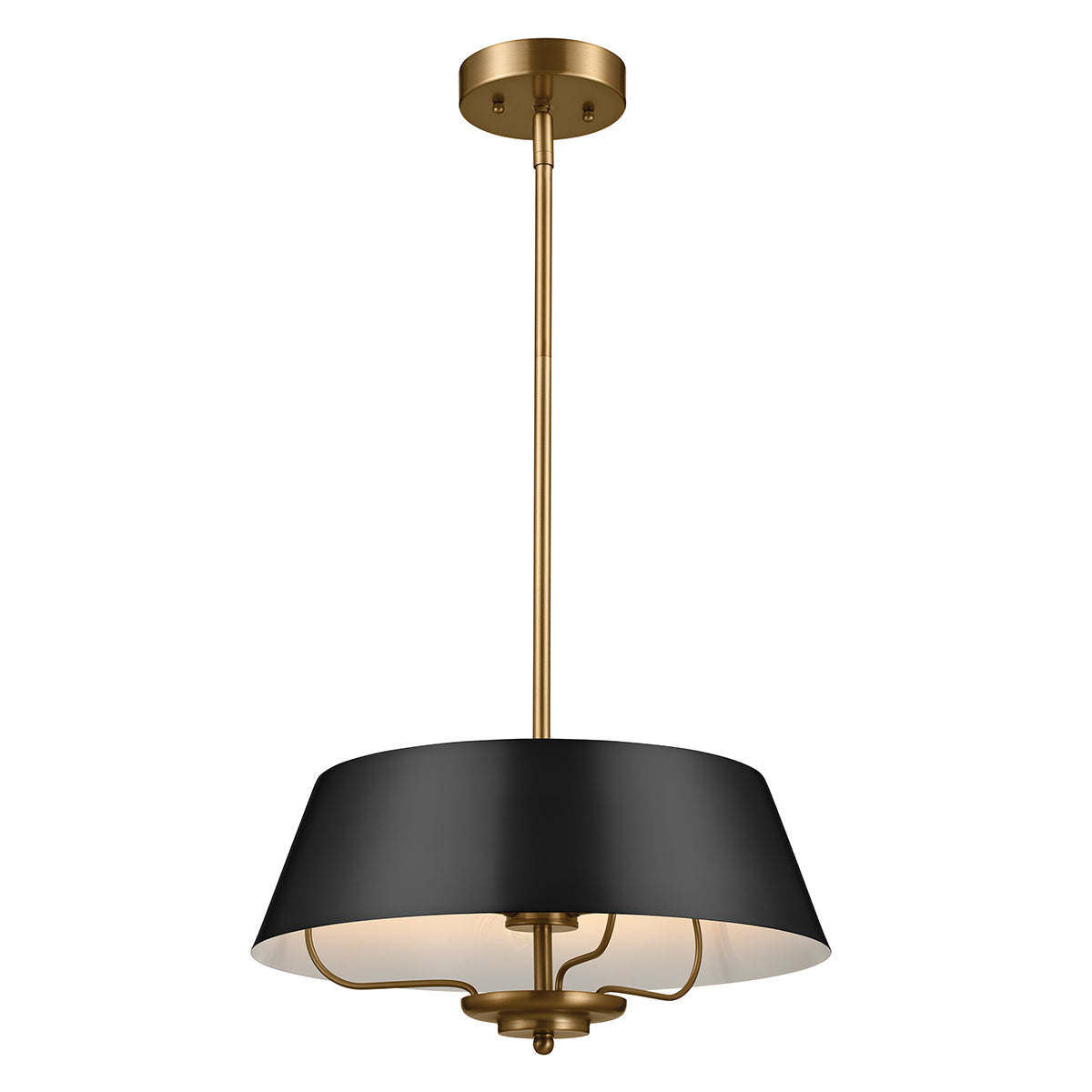 Kichler Luella Pendelleuchte Schwarz, Messing