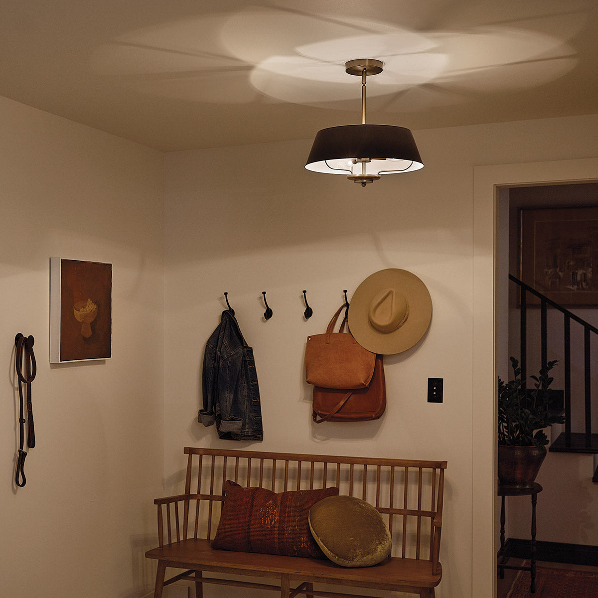 Kichler Luella Pendelleuchte Schwarz, Messing – Detailansicht 6