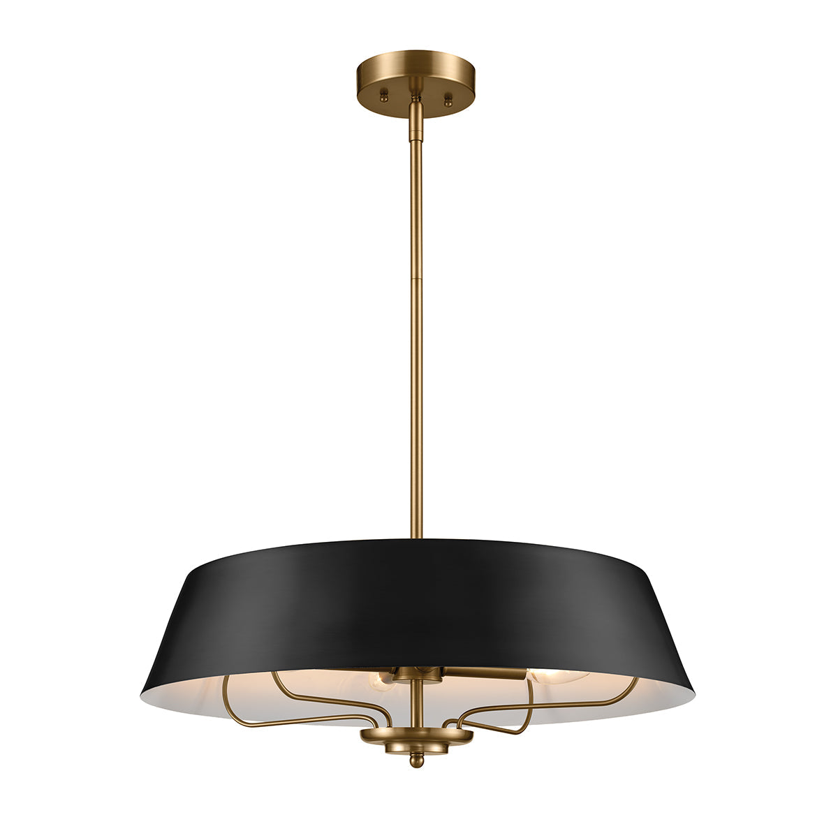Kichler Luella Pendelleuchte Schwarz, Messing