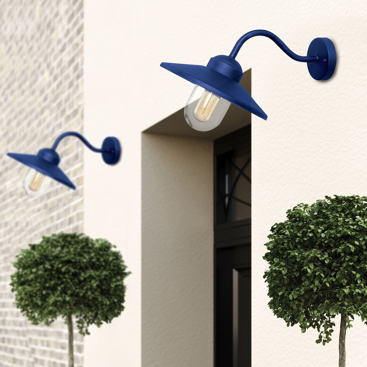 Elstead Klampenborg Außenleuchte Blau – Detailansicht 4