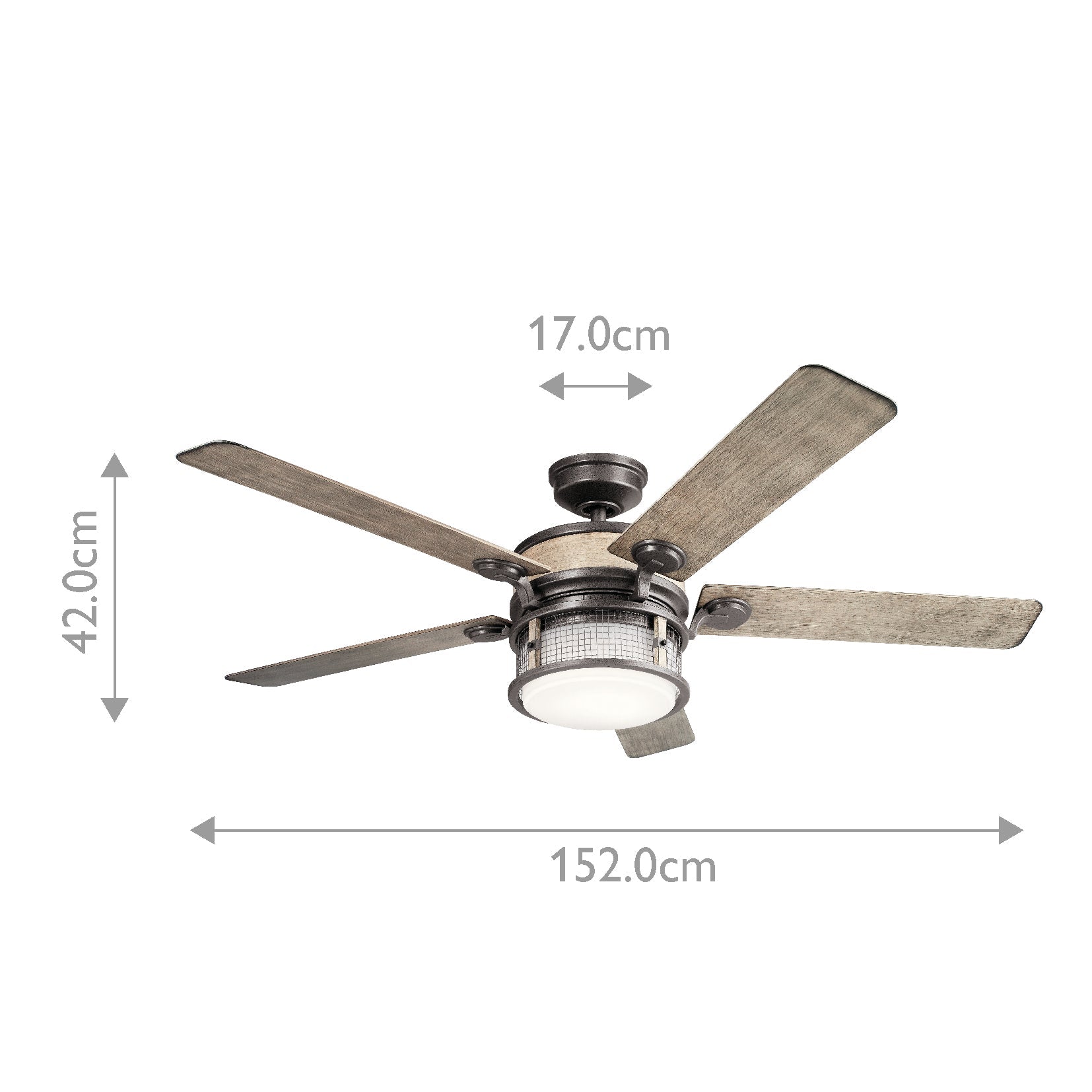 Kichler Ahrendale Indoor Ventilatoren
