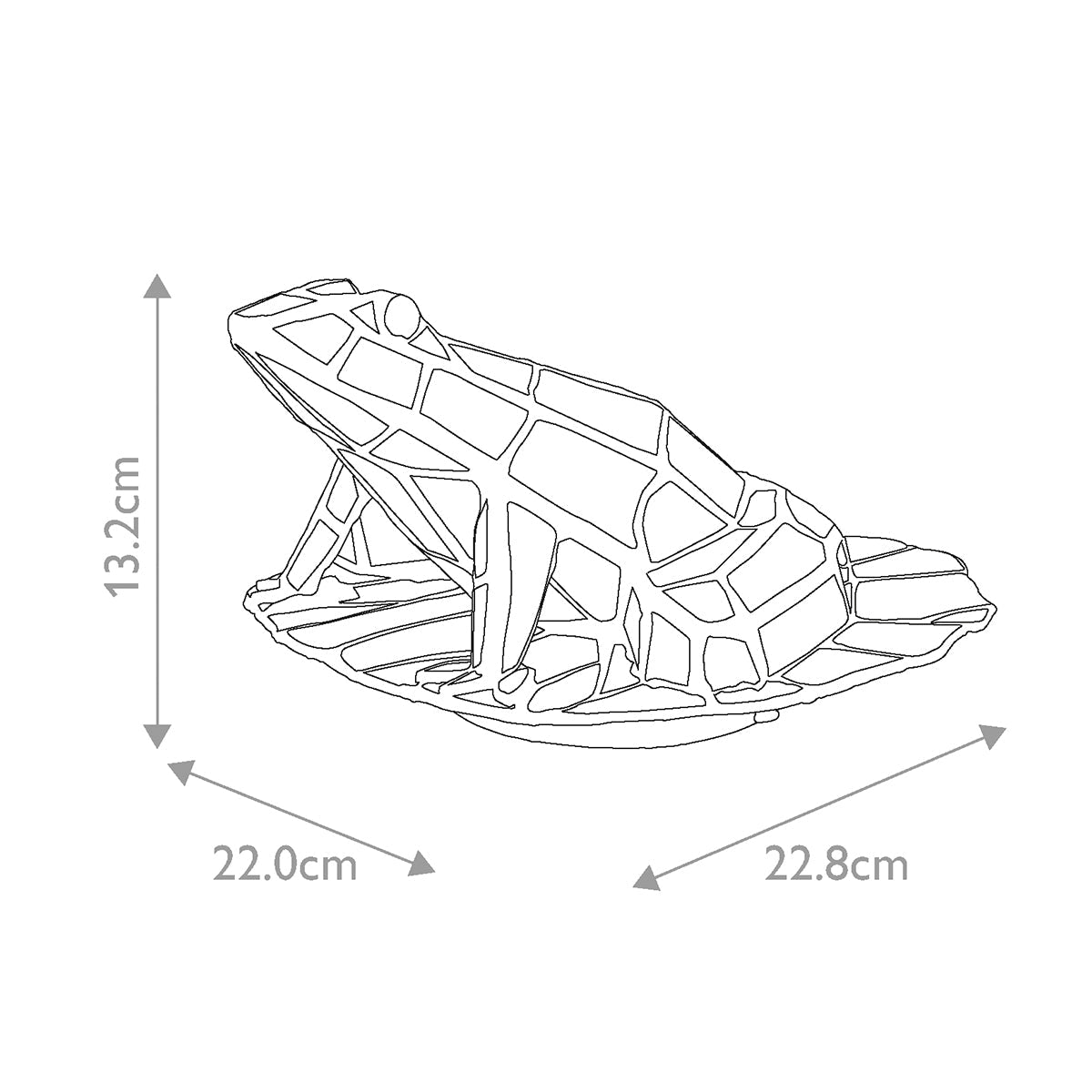 Quoizel Tiffany Tischlampe Bronze – Massskizze