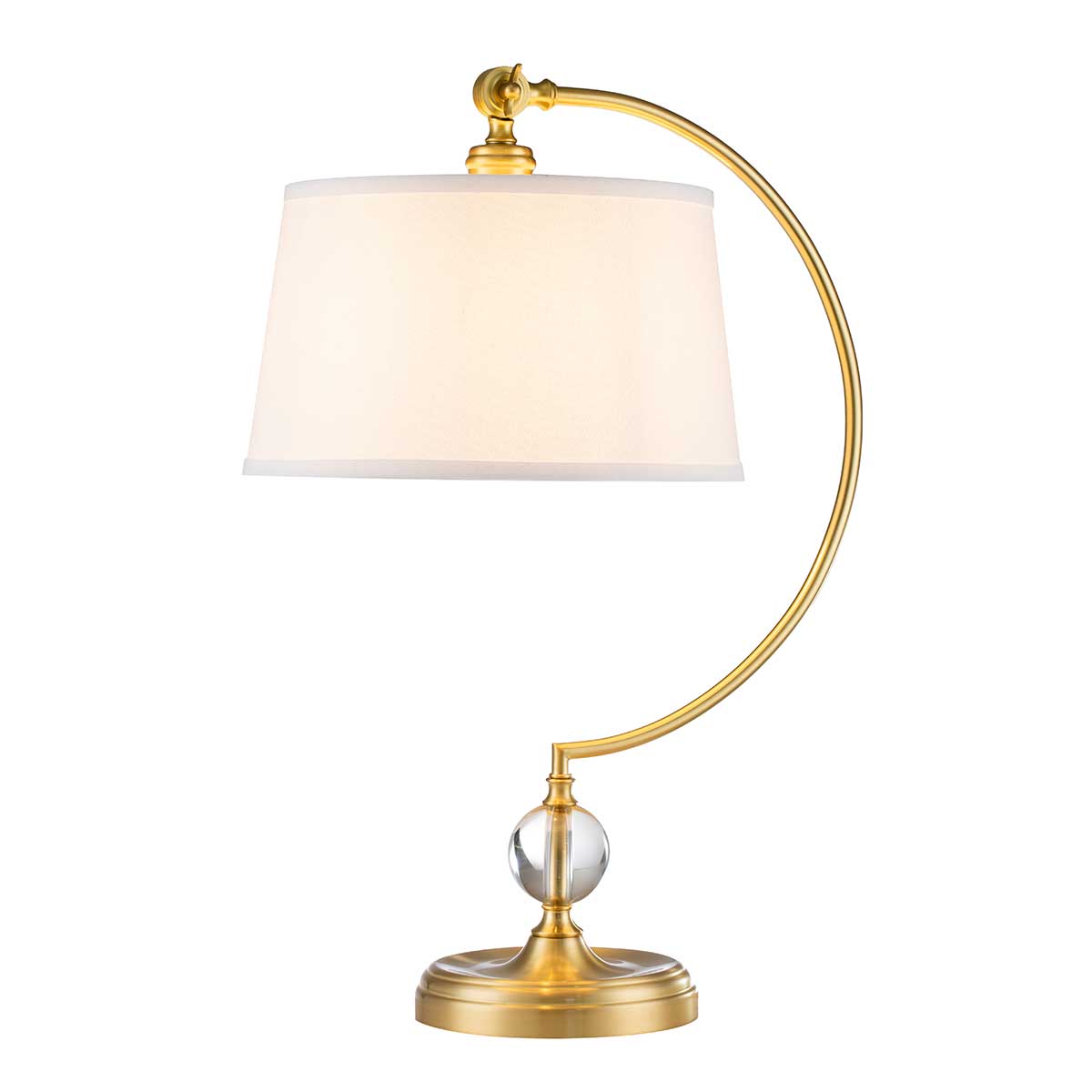Quoizel Jenkins Tischlampe Messing