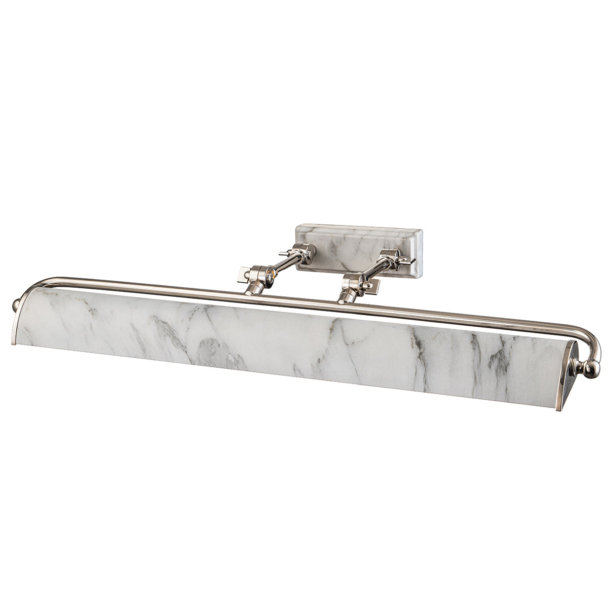 Elstead Winchfield Wandleuchte Nickel, Weiß