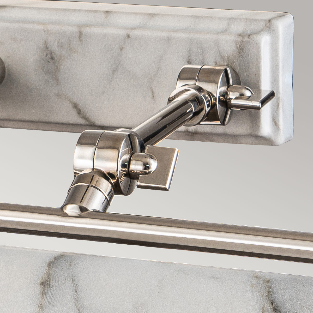 Elstead Winchfield Wandleuchte Nickel, Weiß – Detailansicht 2