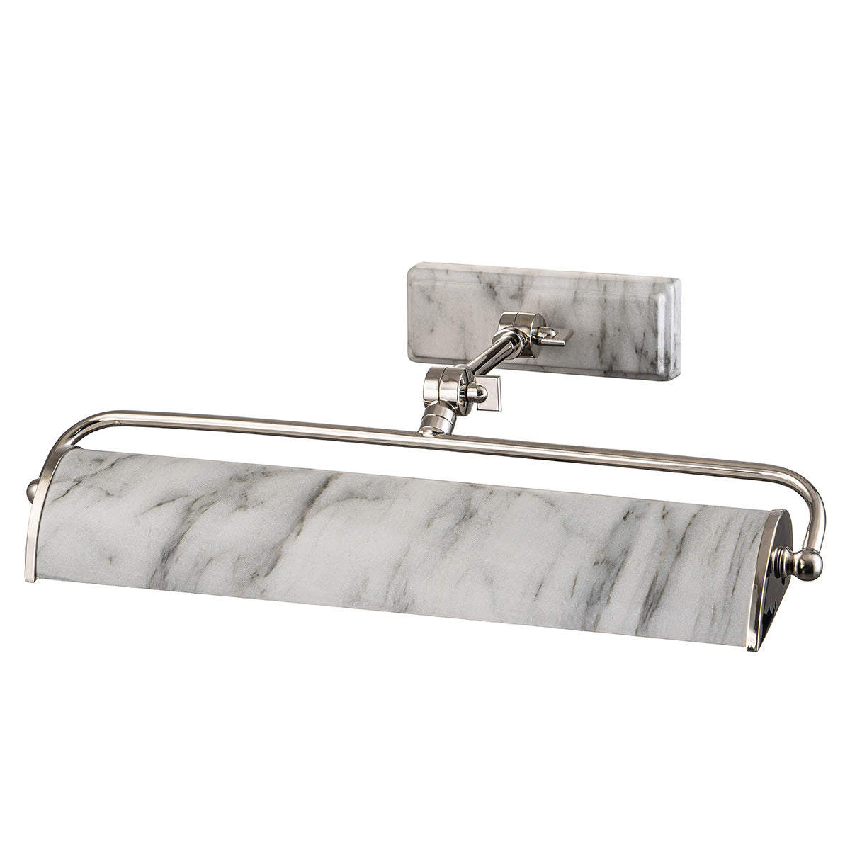 Elstead Winchfield Wandleuchte Nickel, Weiß