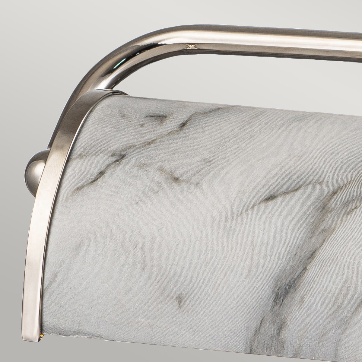 Elstead Winchfield Wandleuchte Nickel, Weiß – Wohnambiente
