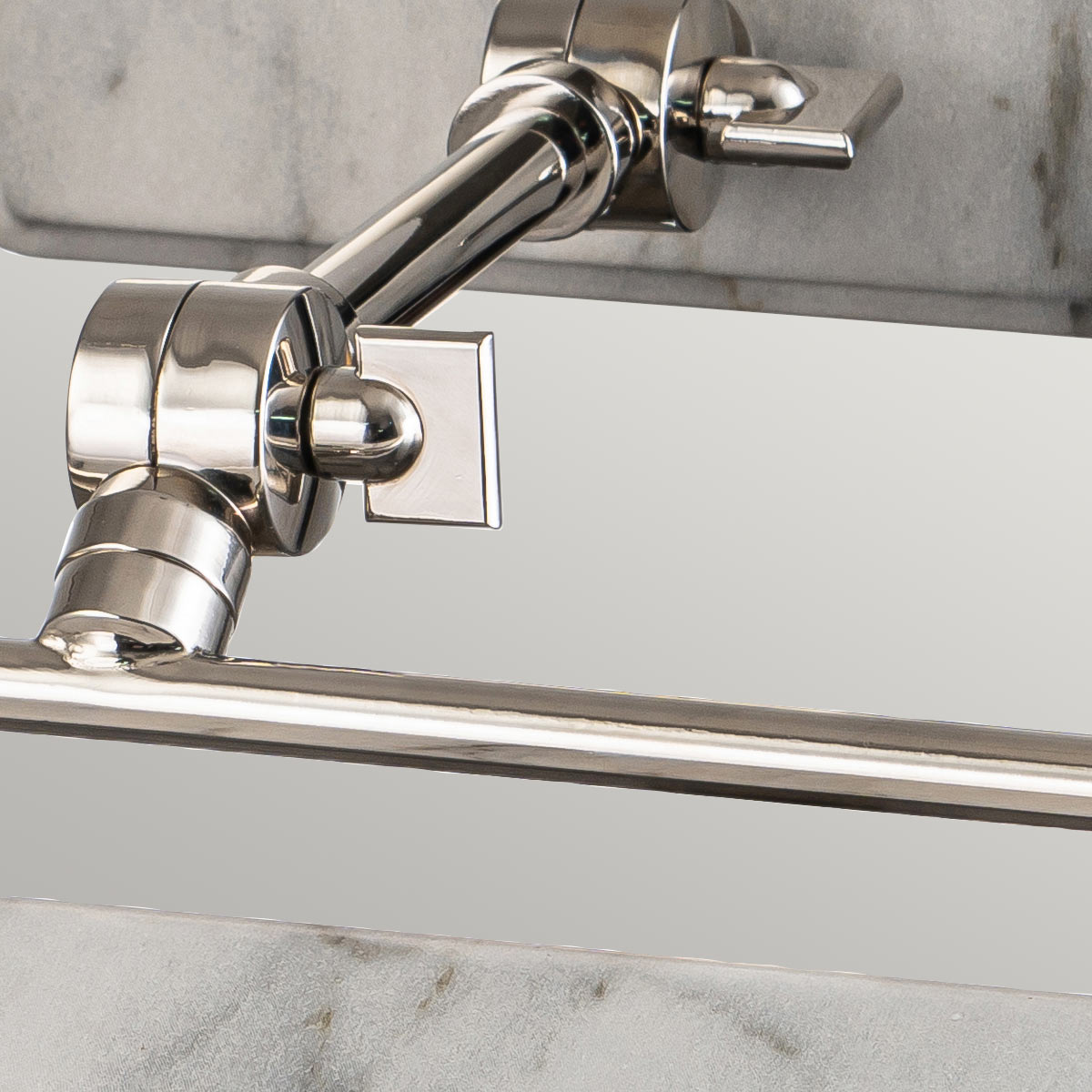 Elstead Winchfield Wandleuchte Nickel, Weiß – Detailansicht 2