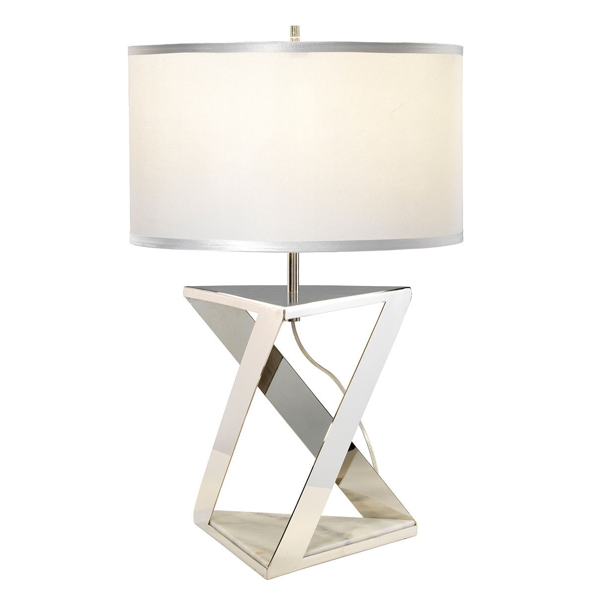 Elstead Aegeus Tischlampe Nickel