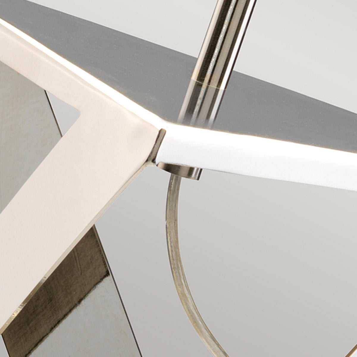 Elstead Aegeus Tischlampe Nickel – Detailansicht 2