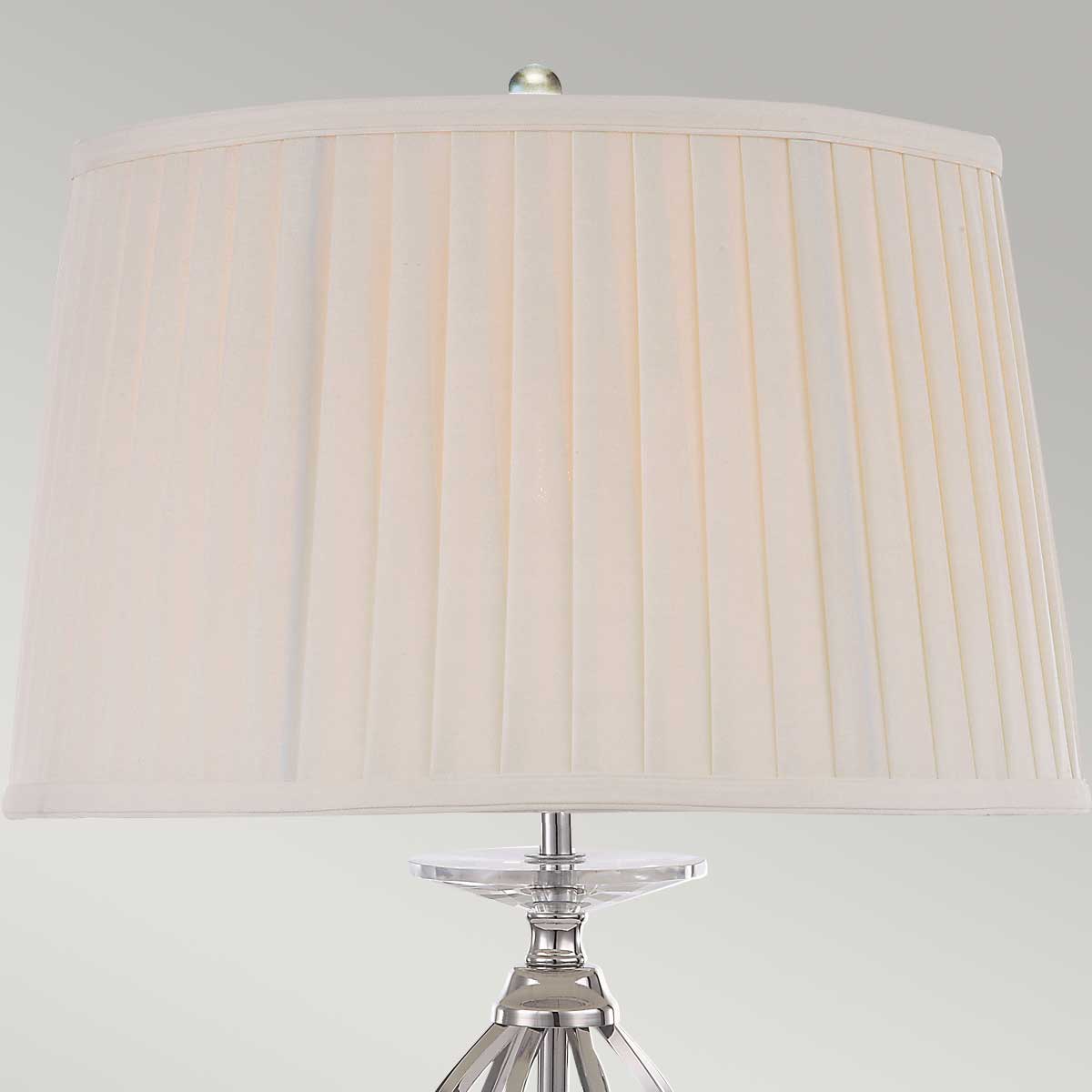 Elstead Aegean Tischlampe Nickel – Wohnambiente