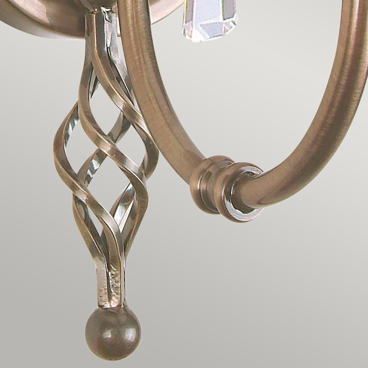 Elstead Aegean Wandleuchte Messing – Detailansicht