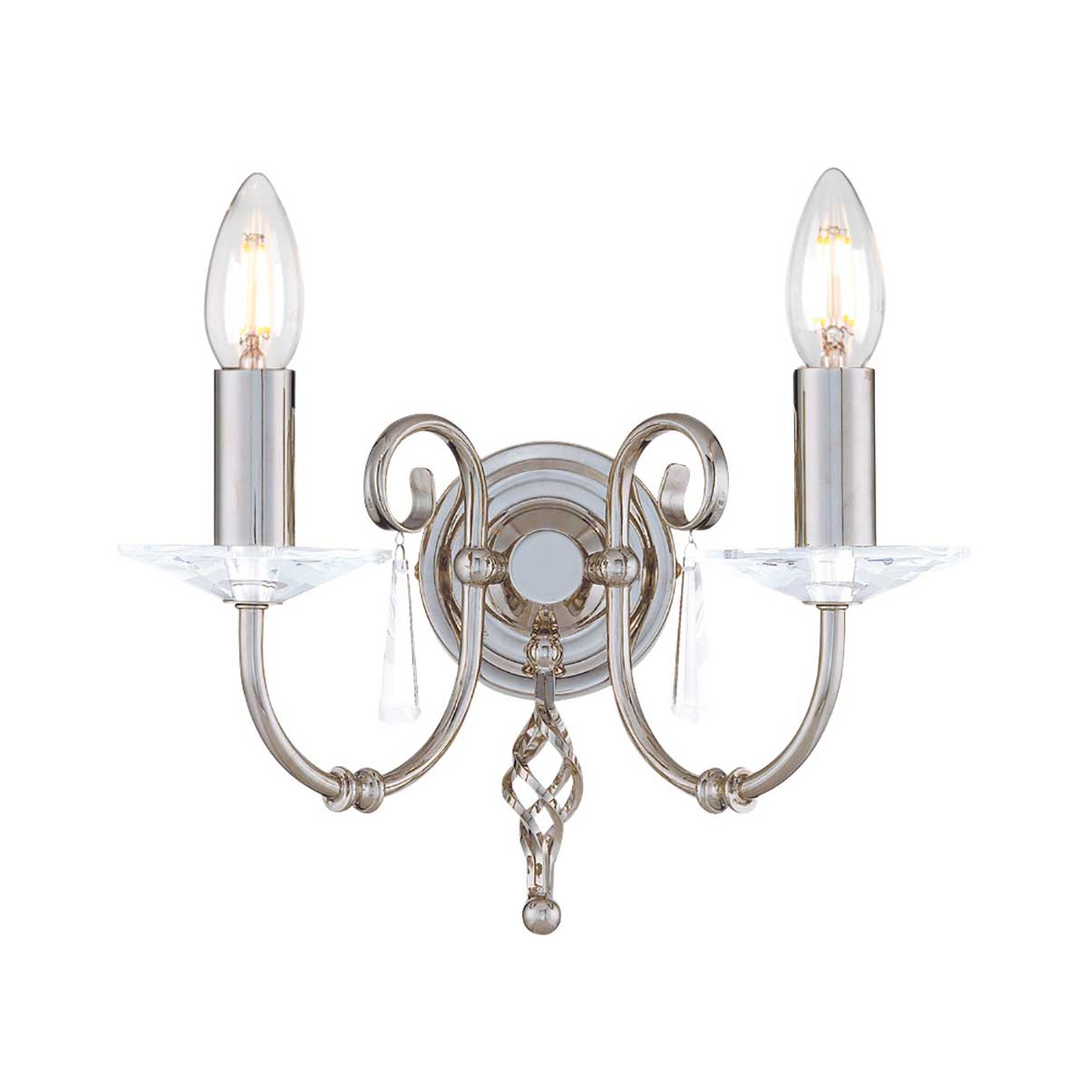 Elstead Aegean Wandleuchte Nickel