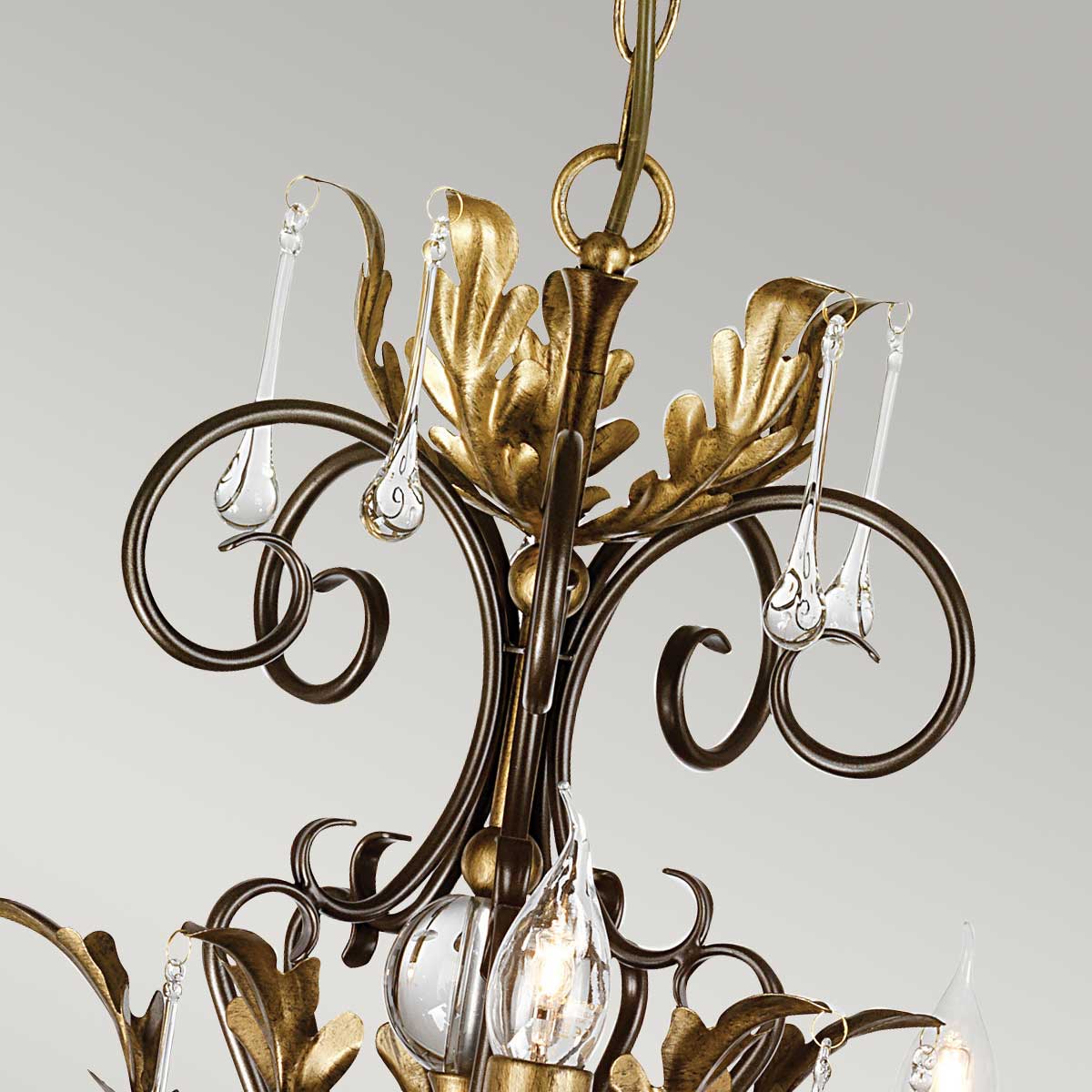 Elstead Amarilli Kronleuchter Bronze, Gold – Detailansicht 2