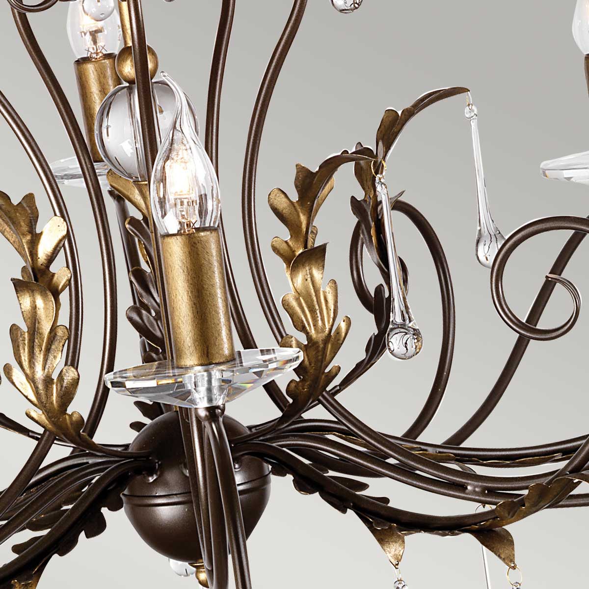 Elstead Amarilli Kronleuchter Bronze, Gold – Detailansicht 3
