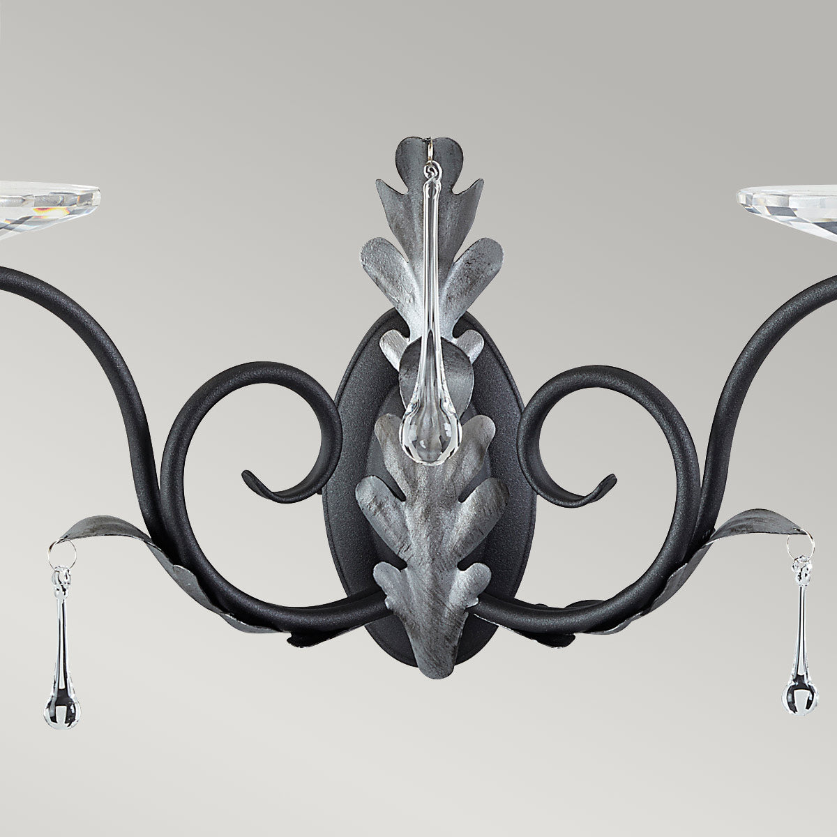 Elstead Amarilli Wandleuchte Schwarz, Silber – Wohnambiente