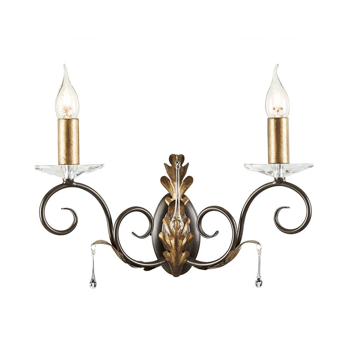 Elstead Amarilli Wandleuchte Bronze, Gold