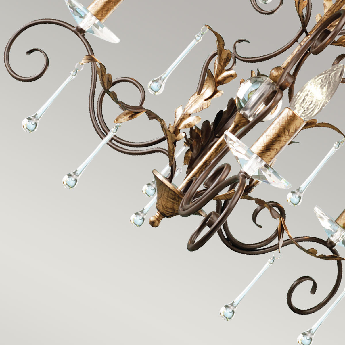 Elstead Amarilli Kronleuchter Bronze, Gold – Detailansicht