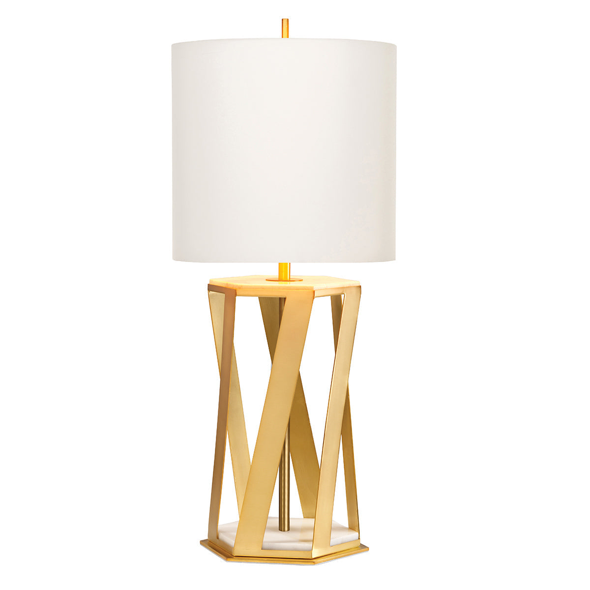 Elstead Apollo Tischlampe Messing