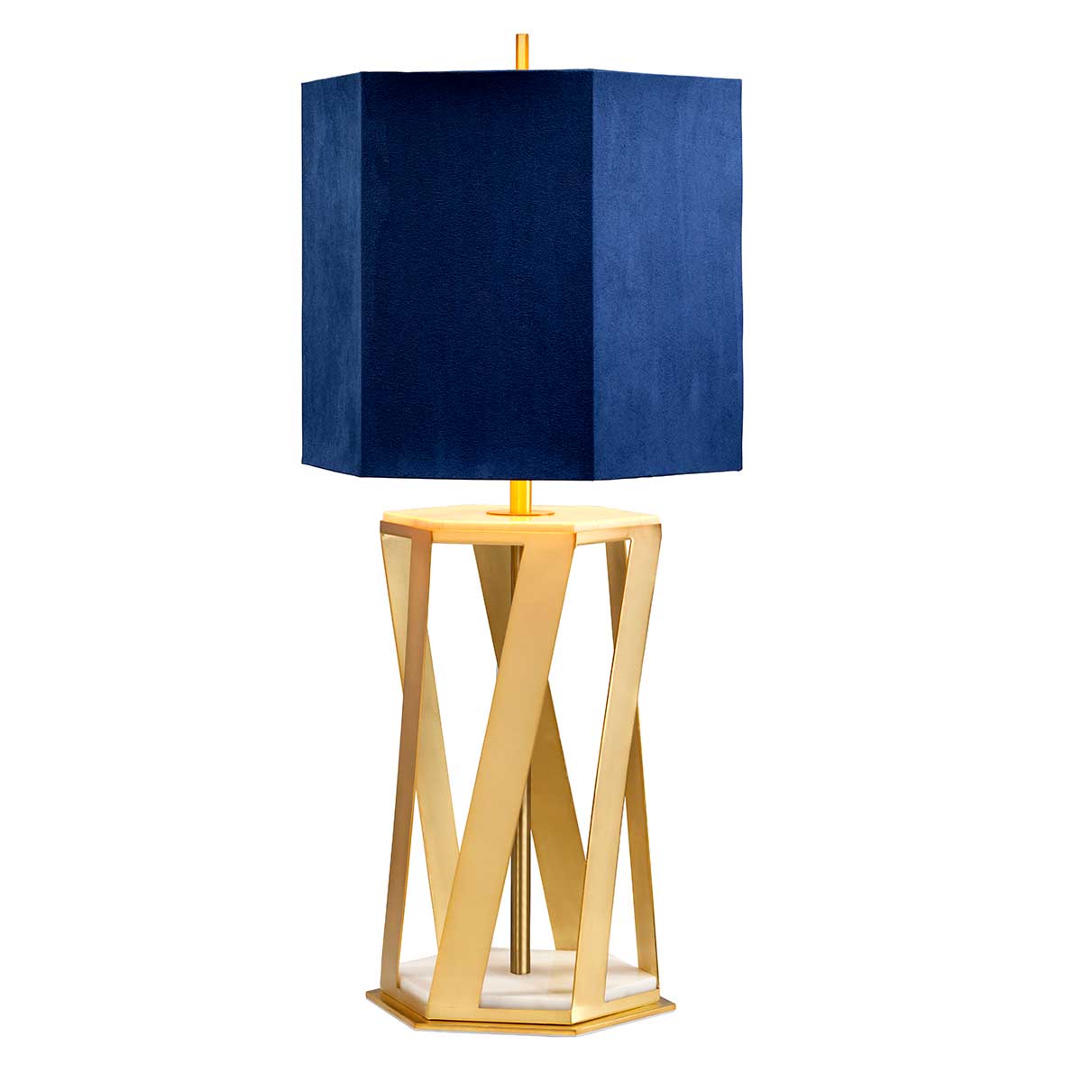 Elstead Apollo Tischlampe Messing