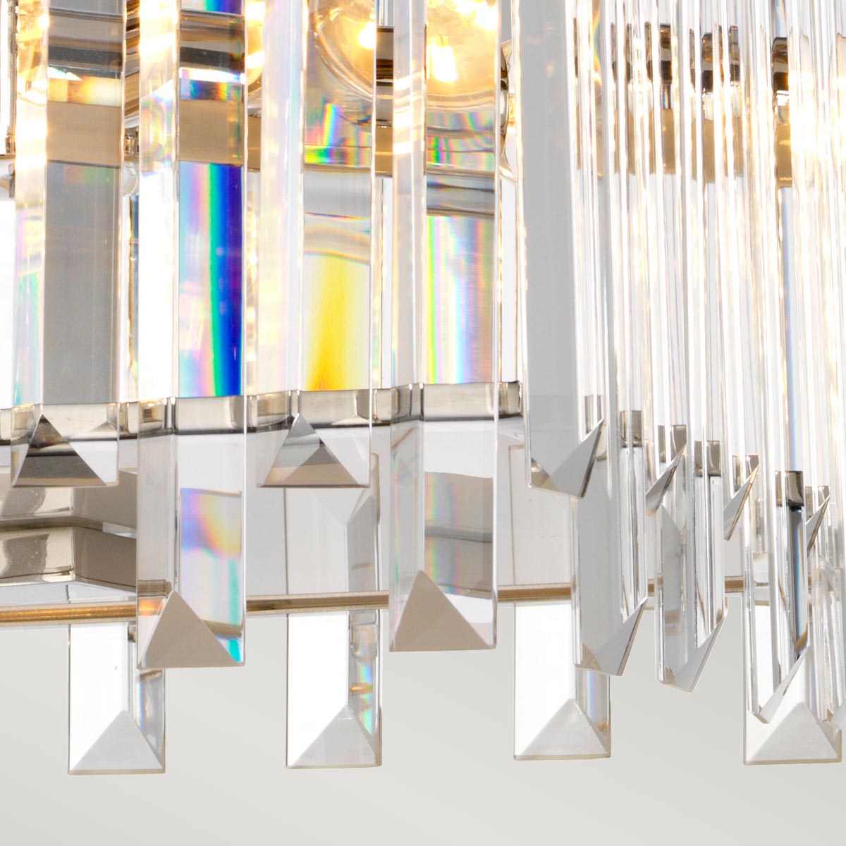 Elstead Aries Kronleuchter Nickel – Detailansicht 4