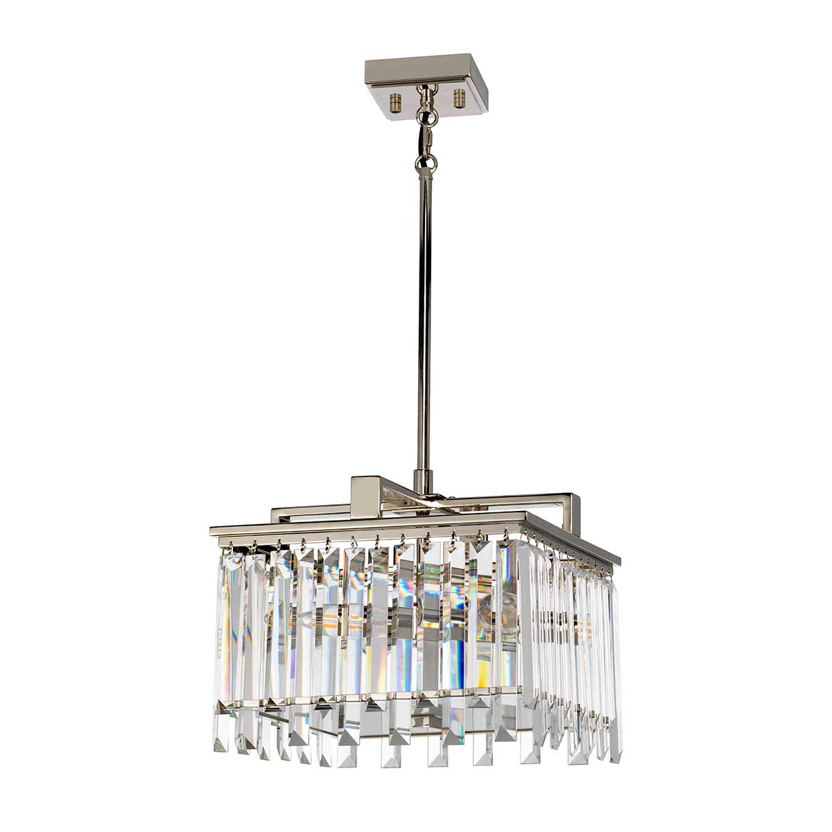 Elstead Aries Kronleuchter Nickel – Wohnambiente