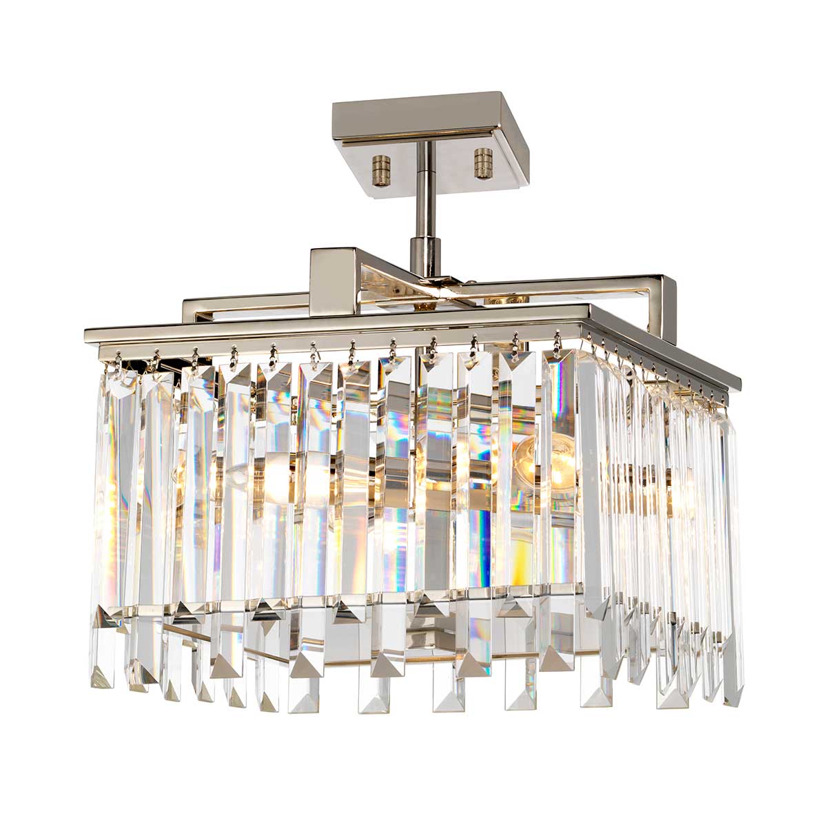Elstead Aries Kronleuchter Nickel – Detailansicht