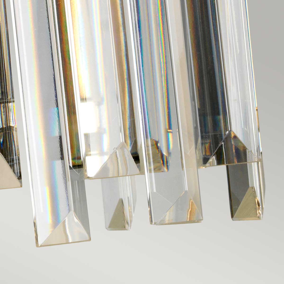Elstead Aries Wandleuchte Nickel – Detailansicht