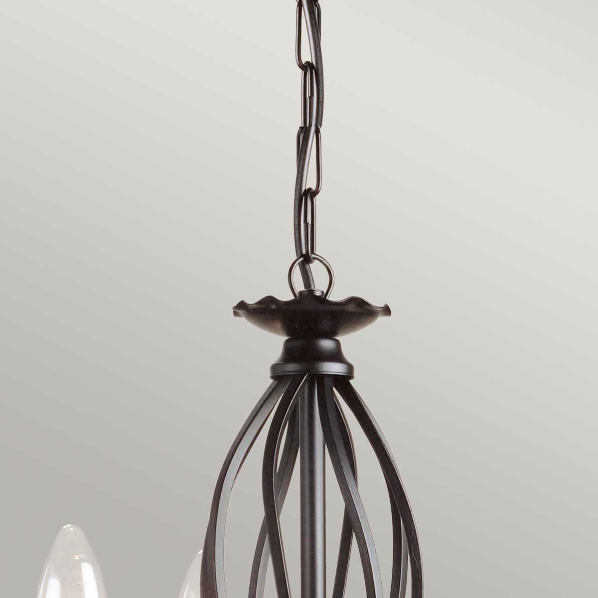 Elstead Artisan Kronleuchter Schwarz – Wohnambiente