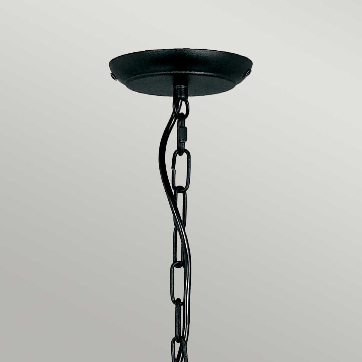 Elstead Artisan Kronleuchter Schwarz – Wohnambiente