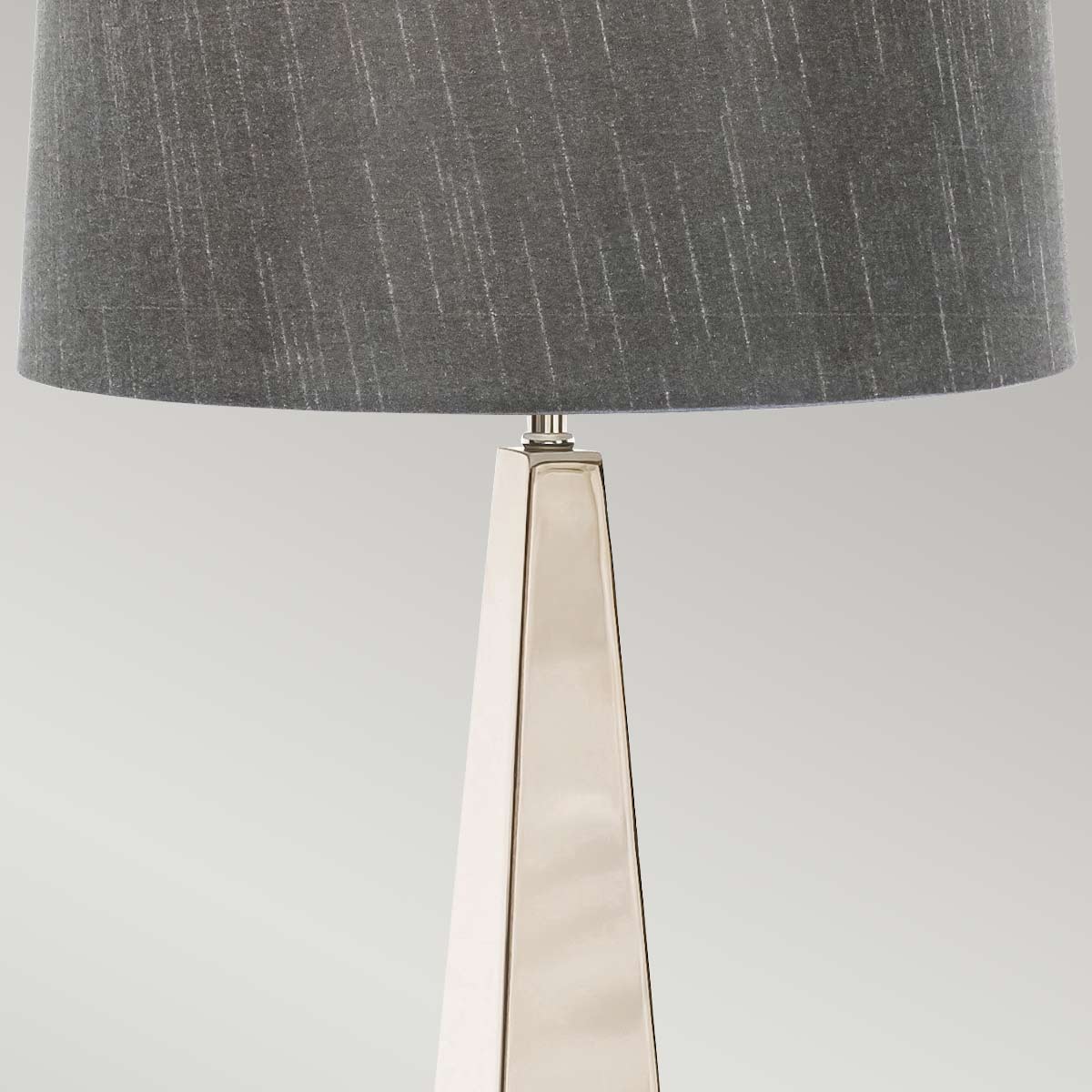 Elstead Ascent Tischlampe Nickel – Detailansicht 2