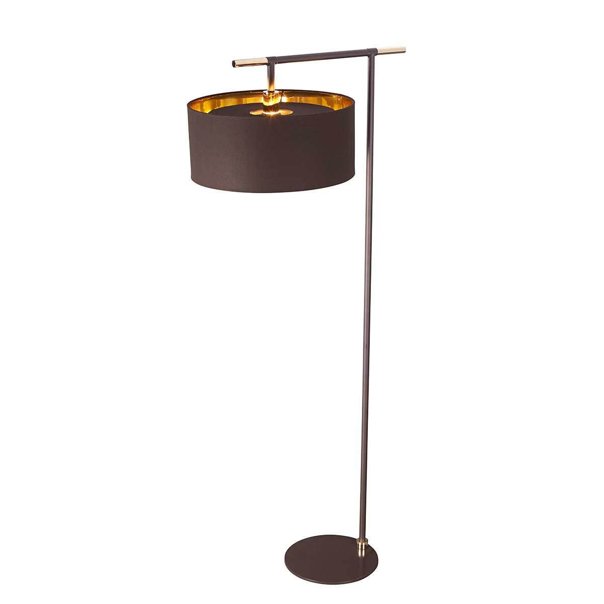 Elstead Balance Stehleuchte Braun, Messing