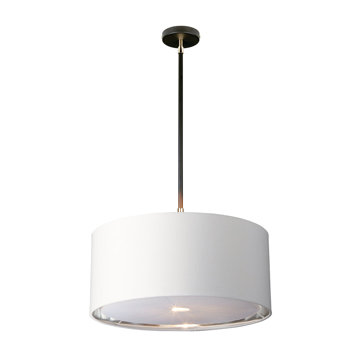 Elstead Balance Pendelleuchte Schwarz, Nickel