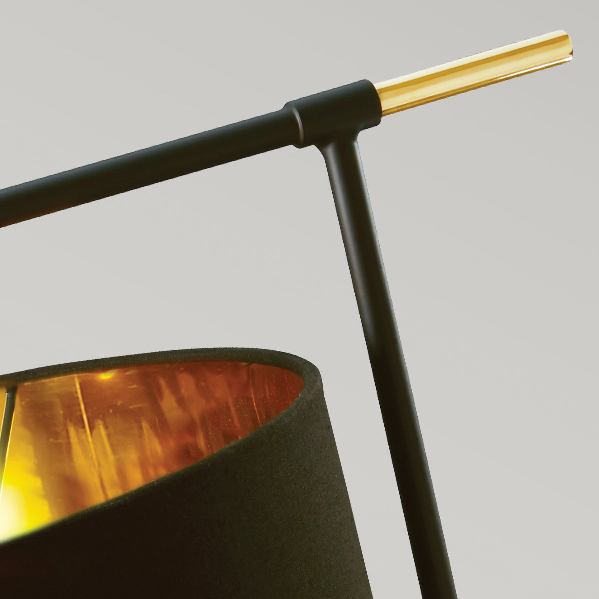 Elstead Balance Tischlampe Schwarz, Messing – Detailansicht 3